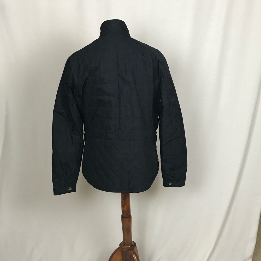 Navy Quilted Jacket - Picture 7 of 9